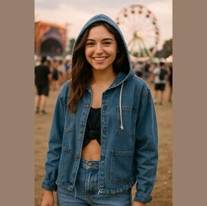 Forever 21 Blue Jean Jacket